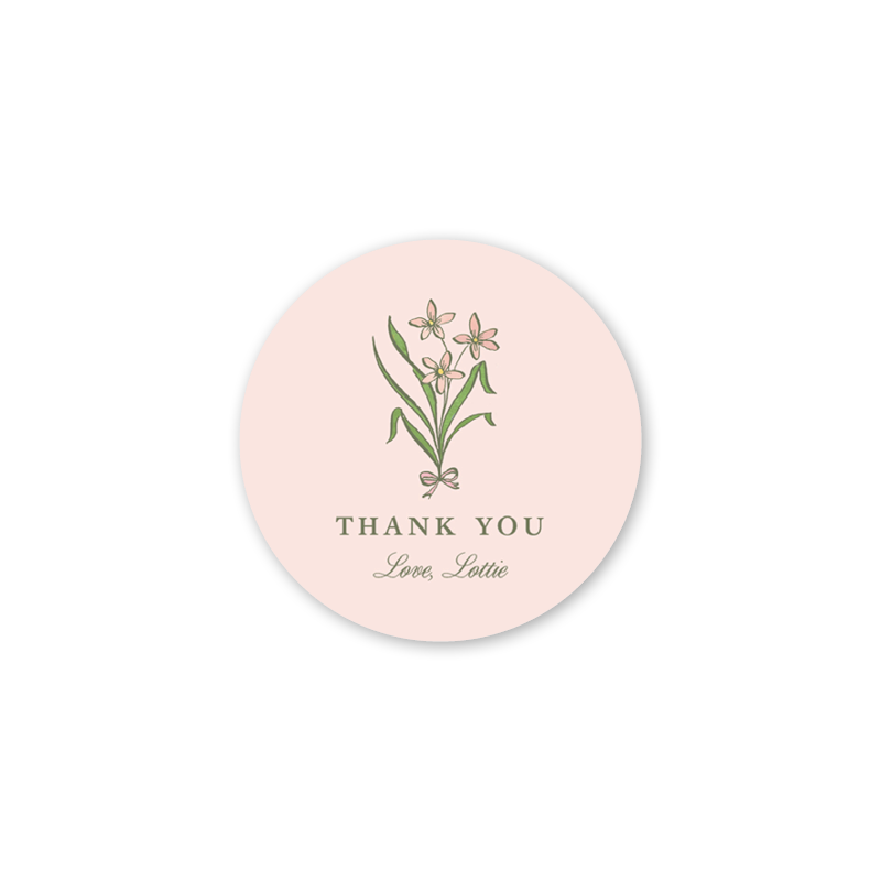 Quincy's Cottage Pink Stickers– Dogwood Hill