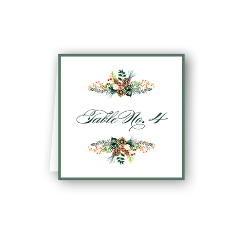 Winterberry Table Numbers