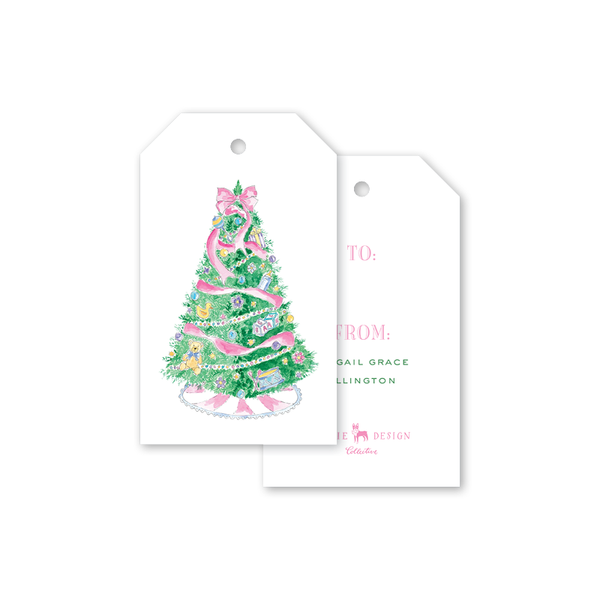 Modern Blush Hygge Christmas Gift Tags Set – fioribelle