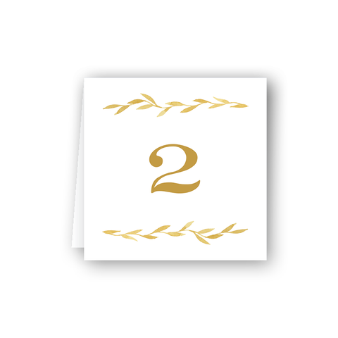 Filigree Table Numbers