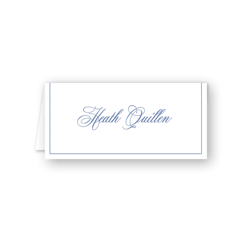Limelights Blue Place Card