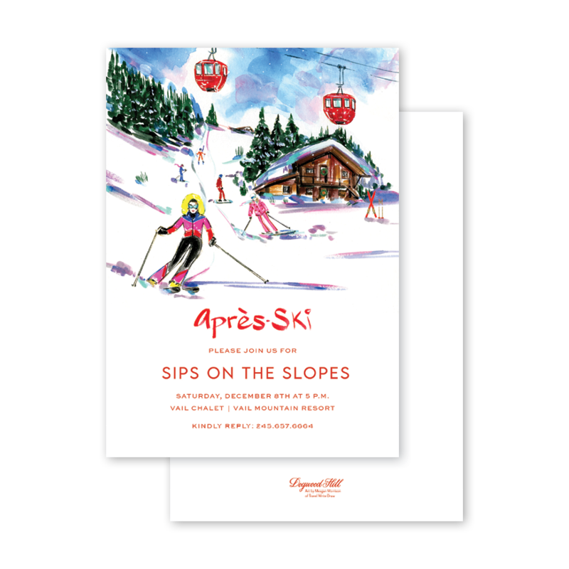 Apres Ski / Winter Party Flyer by corrella