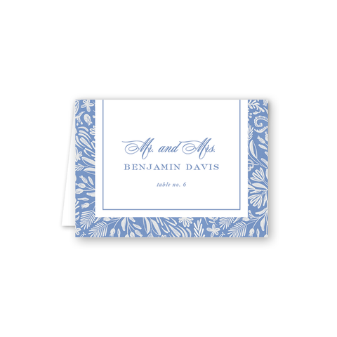 English Elegance Border Escort Card