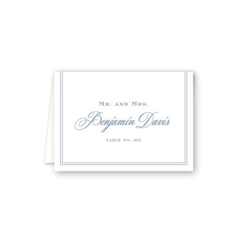 English Elegance Escort Card