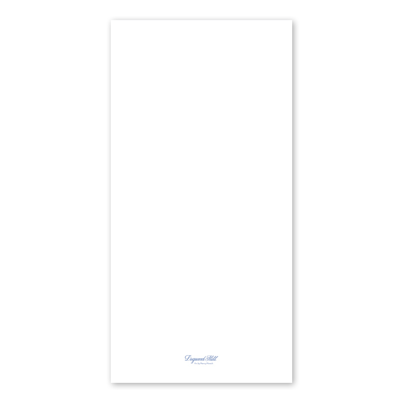 English Elegance Monogram Menu