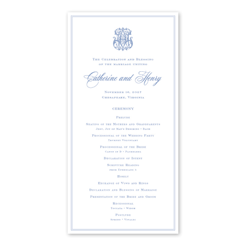 English Elegance Monogram Program