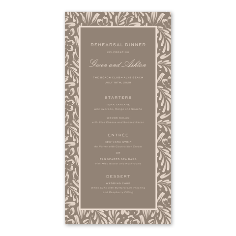 Chic Border Menu