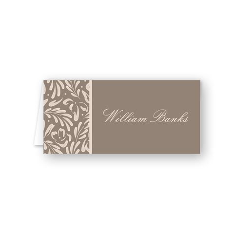 Chic Border Place Card