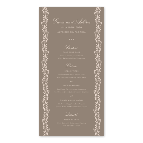 Chic Trim Menu