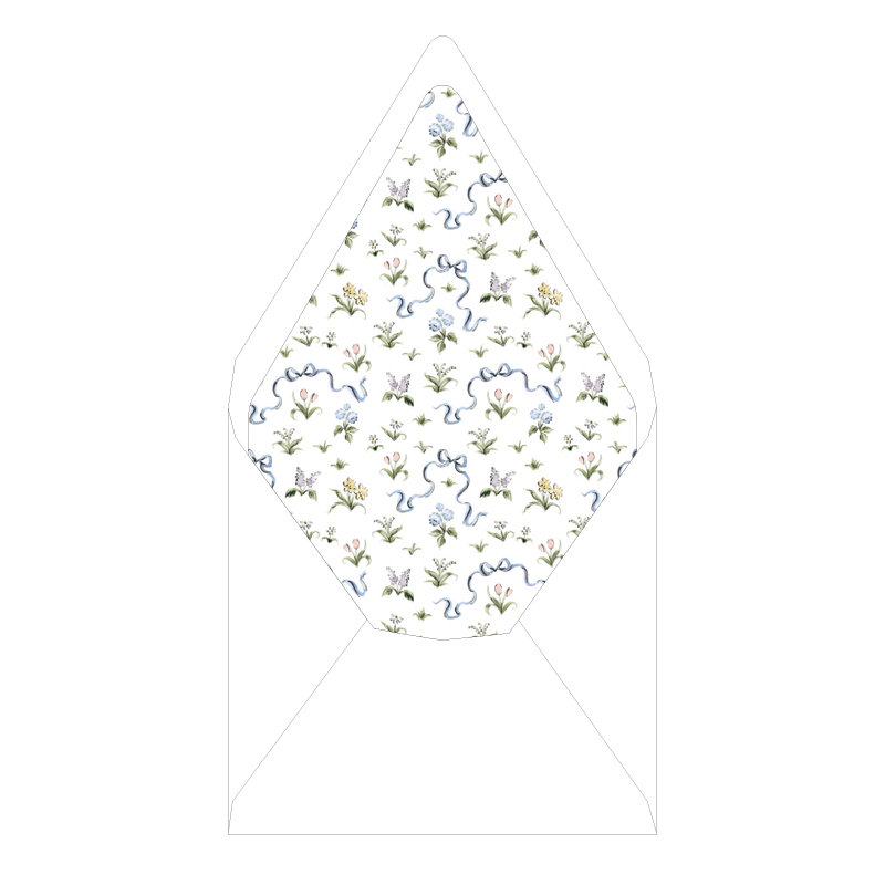 Maypole Border Photo Mount Birth Announcement Liner– Dogwood Hill