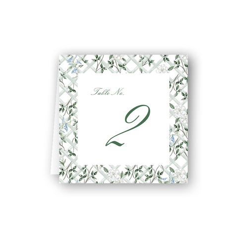 Treillis Table Numbers