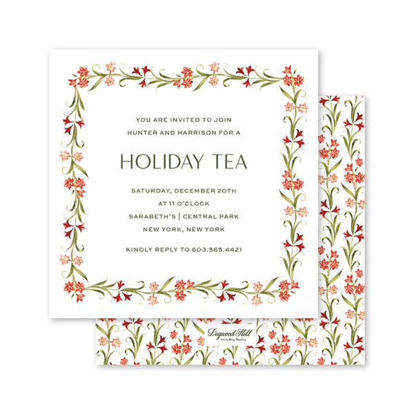 Bella Garden Amaryllis Holiday Gift Tags– Dogwood Hill