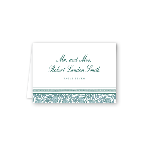 Eva Script Border Escort Card