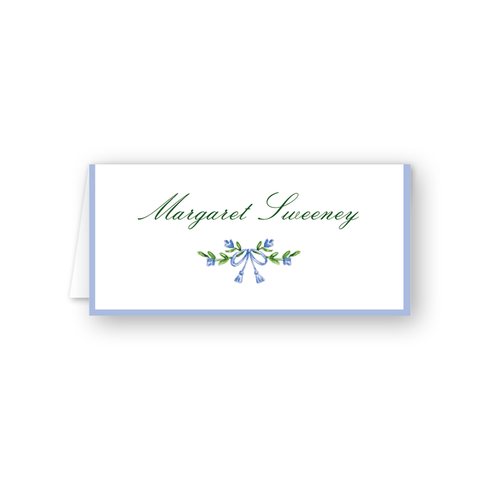 Broderie Crest Swag Place Card