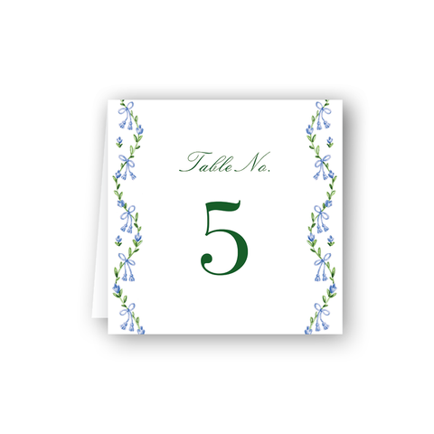 Broderie Vine Table Number
