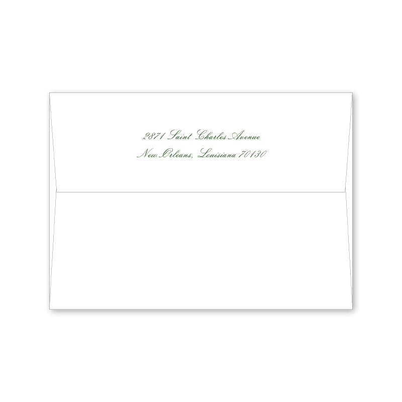 Broderie Vine Wedding Invitation