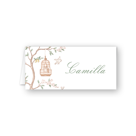 Chinoiserie Place Card