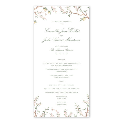Chinoiserie Program