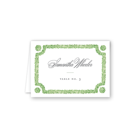 Parterre Escort Card