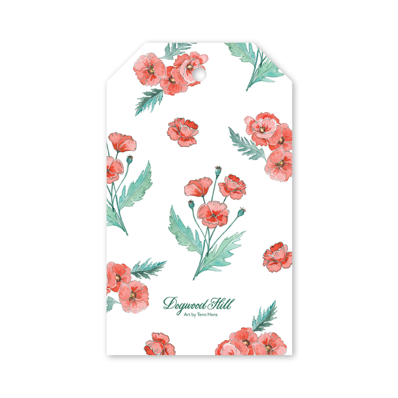 Rattle and Bow Blue Thank You Gift Tags– Dogwood Hill