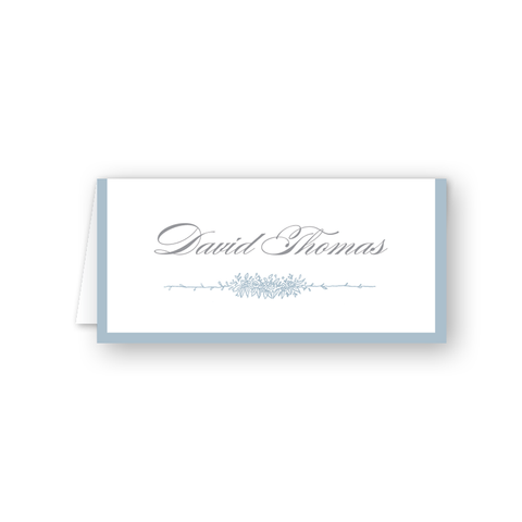 Beverly Blue Place Card