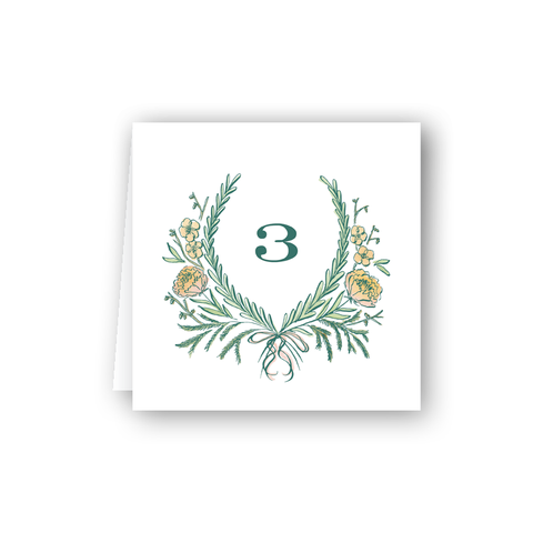 Brafford Table Numbers