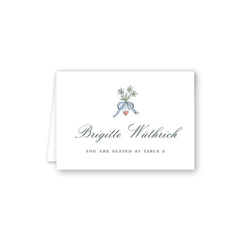 Edelweiss Escort Card