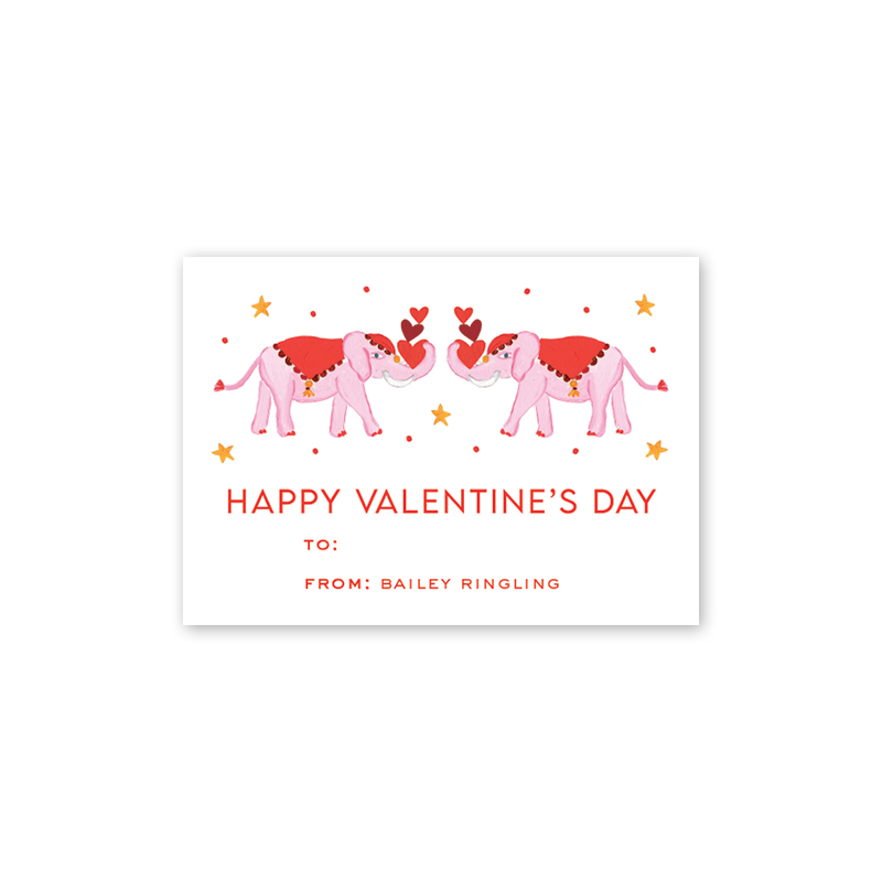 Circus Valentine Stickers– Dogwood Hill