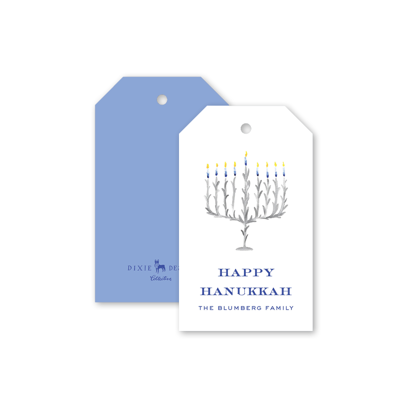Chanukah Menorah Gift Tags– Dogwood Hill for Free Printable Hanukkah Gift Tags